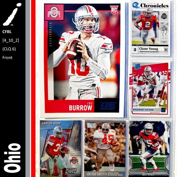 NCAA Other - Ohio State Buckeyes 6 Card Lot - FBL [4_10_2]